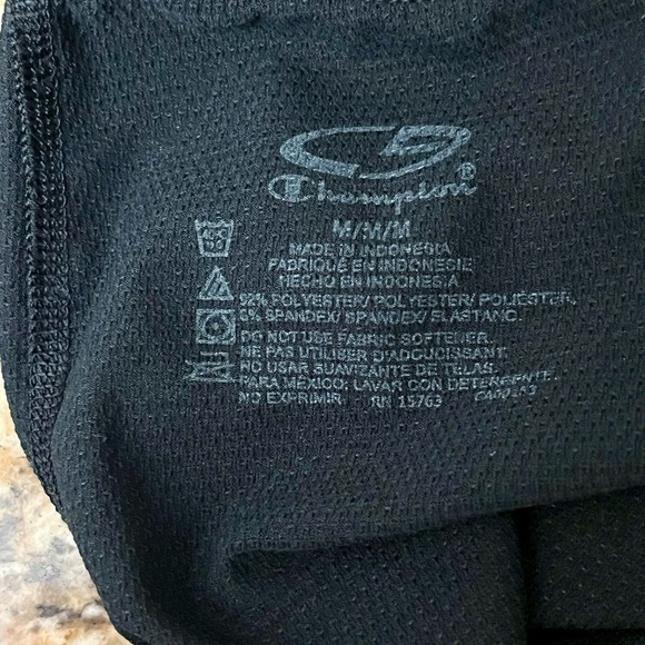 Champion Women’s Medium Black Thermal Long John Pants Base Layer Leggings Ski - Picture 5 of 8